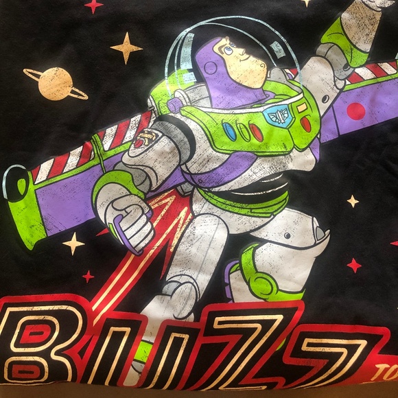 Disney Other - Buzz To The Rescue Long Sleeve Black Shirt